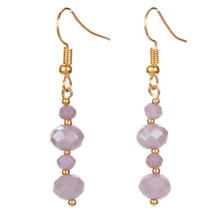 Aretes De Rondeles Lavanda