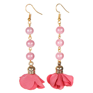 Aretes Con Dijes De Rosa