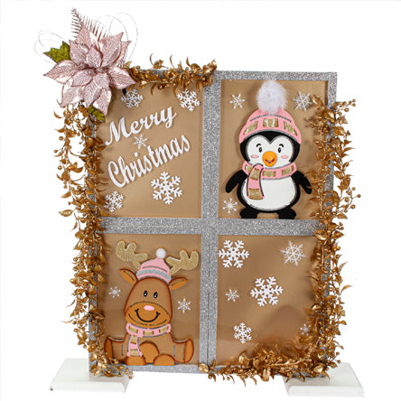 Adorno Reno Y Pingüino