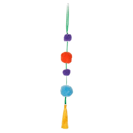 Colgante  #1 Con Pom Poms
