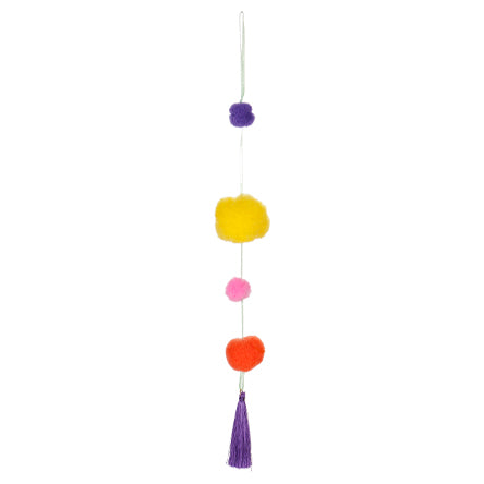 Colgante #3 Con Pom Poms