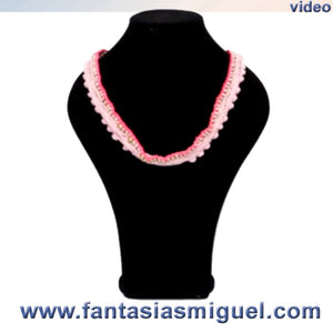 Collar Con Estambre Y Cadena