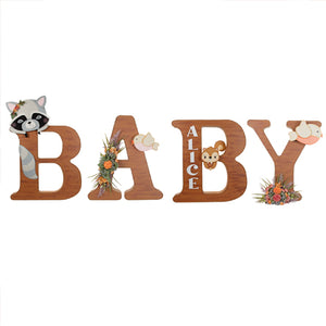 Letras Decoradas Baby Safari