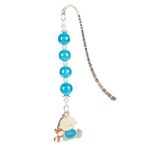 Separador De Libro Recuerdo Baby Azul