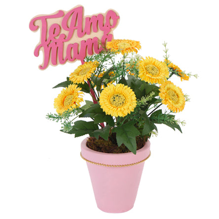 Arreglo De Flores Con Pick Te Amo Mamá