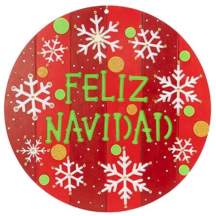 Esfera Feliz Navidad