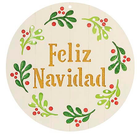 Esfera Feliz Navidad