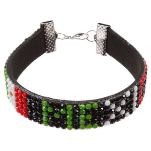 Pulsera Mexico Creando Con Brillantes