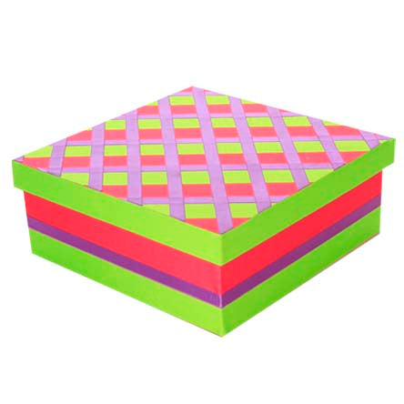 Caja Con Listones De Adhesivo