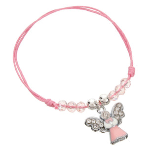 Pulsera De Cordón Rosa