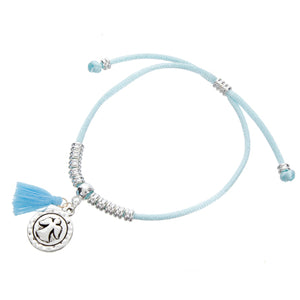 Pulsera Cola De Rata Azul