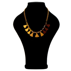 Collar Rondel Y Borlas