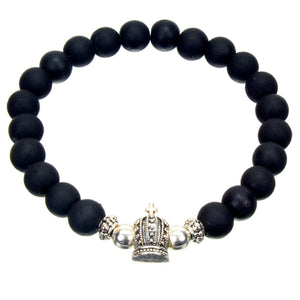 Pulsera Corona Negro