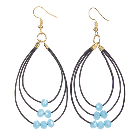 Aretes De Cordon Cafe
