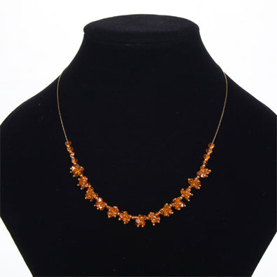 Fantasías Miguel Clave:IP2218 Collar Naranja Moño