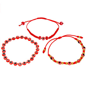 Set Pulseras Rojas