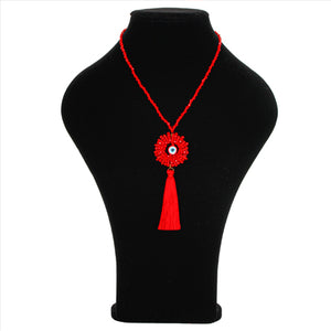 Collar Ojo Turco Rojo