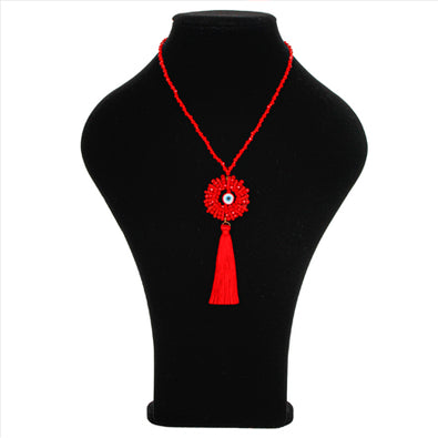 Fantasías Miguel Clave:IP2280 Collar Ojo Turco Rojo