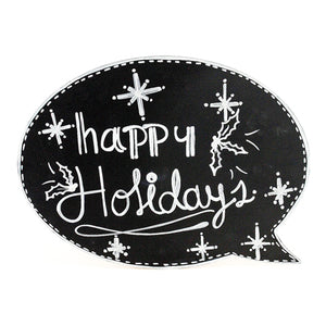 Letrero Burbuja Navideño