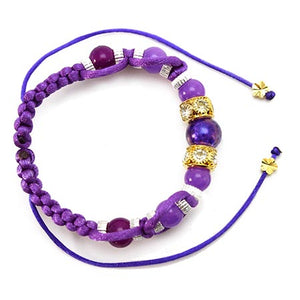 Pulsera Trensada Oro-Plata
