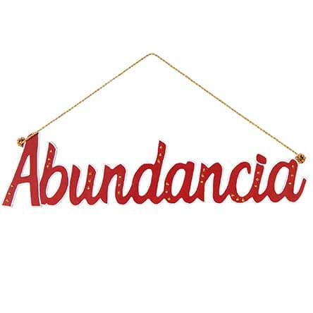 Deseo Abundancia Rojo Con Cordon Oro