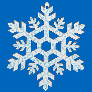 Copo De Nieve Con Grecas Diamantadas