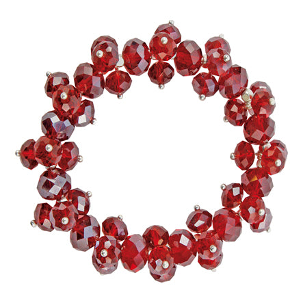 Pulsera Rondeles Rojo