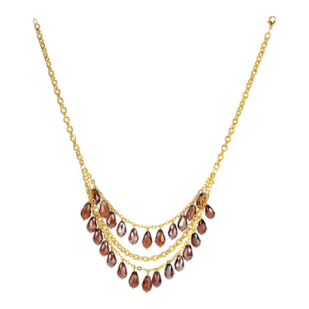 Collar De Gotas Moradas