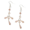 Fantasías Miguel Clave:JO1408 Aretes Cristal-Rosa