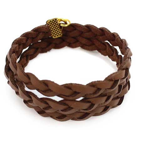 Pulsera Tipo Piel P/Caballero