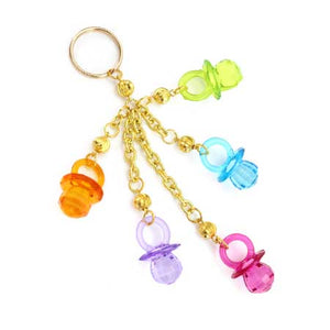 Llavero De Chupones Y Cadena