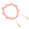 Fantasías Miguel Clave:JO1514 Pulsera Rosa-Amarillo Con Flores