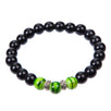 Fantasías Miguel Clave:JY27 Pulsera Negro Con Cuenta Semi Preciosa Jade