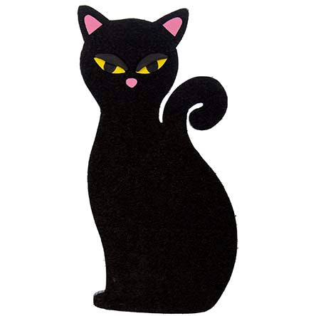 Gato Negro De Unicel