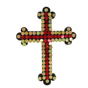 Cruz Decorada Con Lentejuela