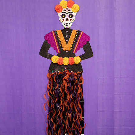 Catrina Colorida De Flores