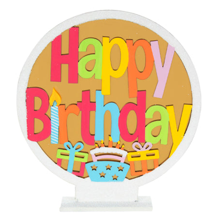 Letrero Happy Birthday
