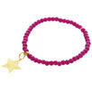 Fantasías Miguel Clave:LC1105 Pulsera Morada Con Estrella