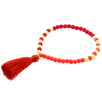 Fantasías Miguel Clave:LC1117 Pulsera Rojo- Amarillo Con Borla