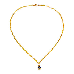 Collar De Cadena Con Dije Ojito