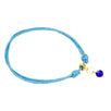 Fantasías Miguel Clave:LC1269 Pulsera Cordón Azul Con Dije Ojito