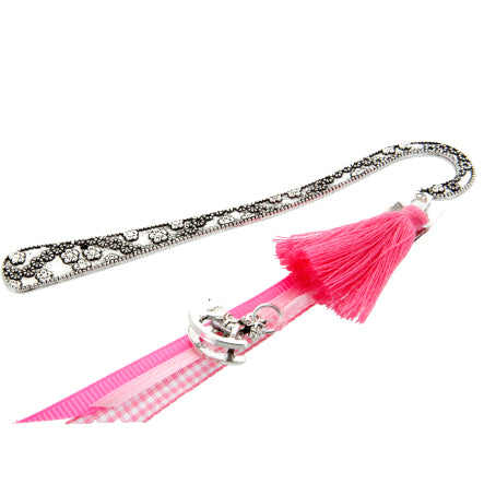 Separador De Libros Con Borla Y Dije Caballito