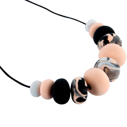 Collar De Cordón Con Cuentas De Fomi Moldeable