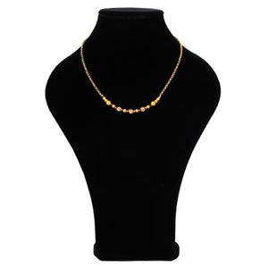 Collar Con Cadena Y Perlas