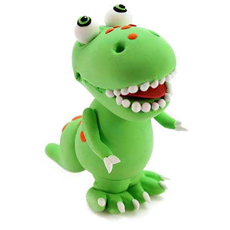 Dinosaurio Con Fomis Suave Moldeable