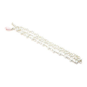 Pulsera Plata Con Perlas