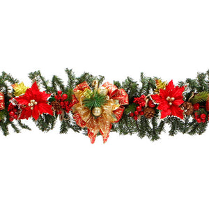 Guía Con Nochebuena Decorada Y Pick Navideño