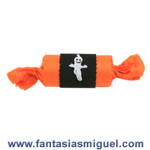 Bote Cilindro De Cartón, Negro Naranja
