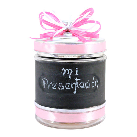 Dulcero Rosa Con Negro