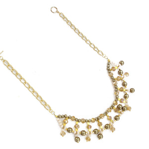Collar Rondel C/Perlas Oro